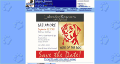 Desktop Screenshot of labrescuers.org